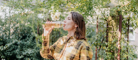 Cold brew ijstheefles to go van Mevrouw Cha