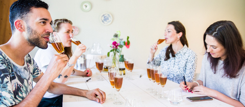 AD ijsthee test met Theesommeliers