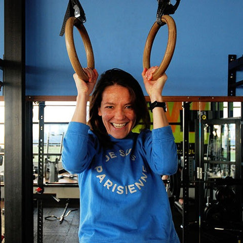 Theesommelier Linda in de sportschool om vitaal te blijven