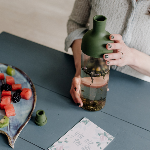 Cold brew ijstheefles groen