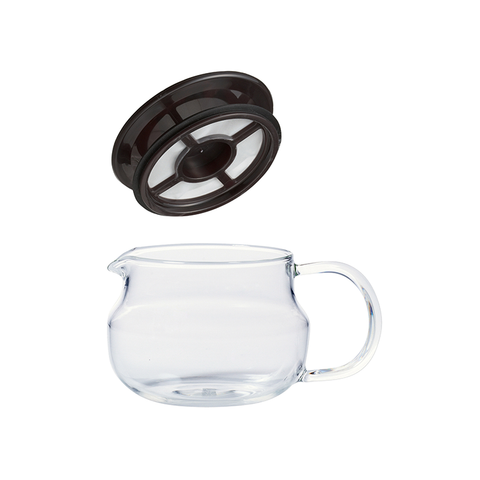 Glazen theepot met filter 280 ml mevrouw cha