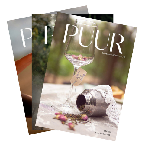 Thee magazine PUUR, set van 3