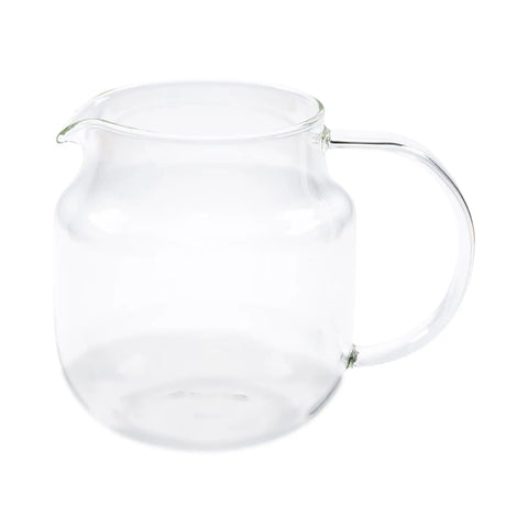 Sharemee - Beste hittebestendige glazen kan met roestvrijstalen deksel, waterkaraf met handvat, goede drankkan voor zelfgemaakt sap en ijsthee, 1200ml/41oz Sharemee - Beste hittebestendige glazen kan met roestvrijstalen deksel, waterkaraf met handvat, goede drankkan voor zelfgemaakt sap en ijsthee, 1200ml/41oz