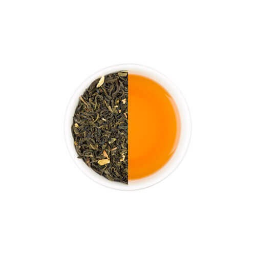 Sanpin cha van Mevrouw Cha, pure groene thee met jasmijnbloesem